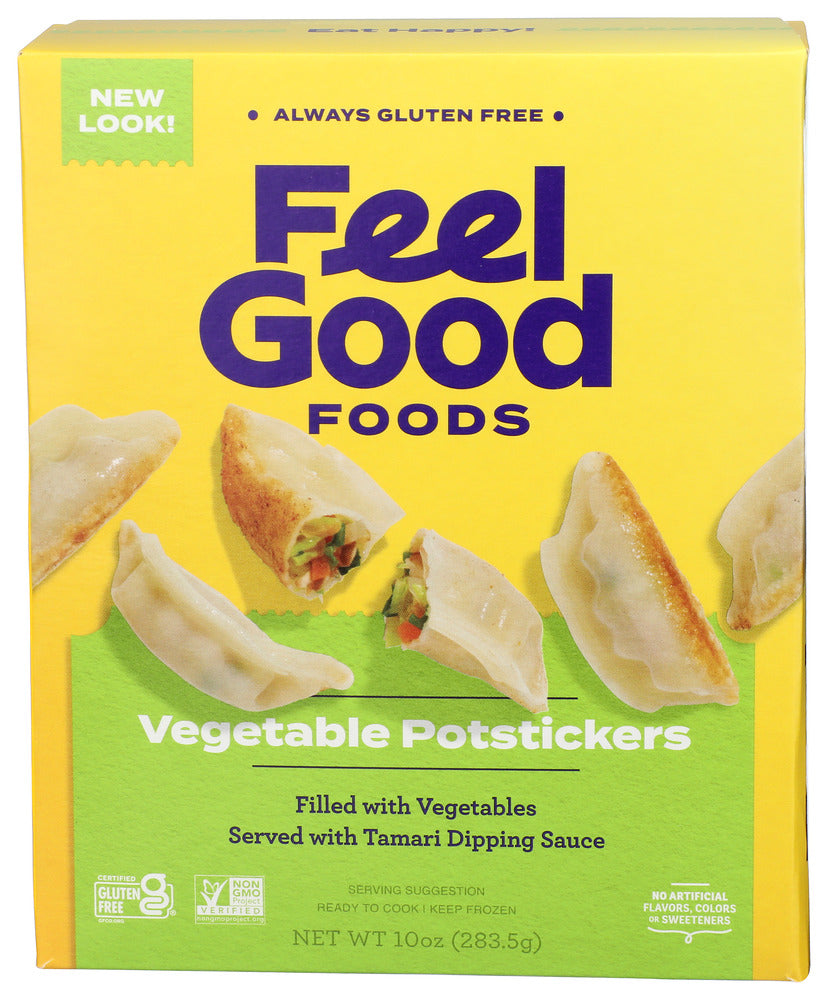 FEEL GOOD FOODS POTSTICKERS VEGETABLE - 10 OZ