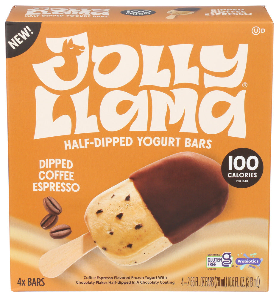 JOLLY LLAMA BAR YOGURT XPRSO CHP 4PC - 10.6 FO