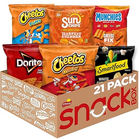 Frito-Lay Cheesy Mix Variety Pack (Pack of 21)