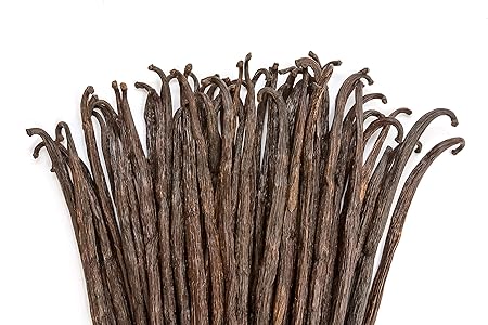 1 LB Vanilla Beans - Whole Extract Grade B Pods for Baking, Homemade Extract, Brewing, Coffee, Cooking - 16 Ounces | (Tahitian)