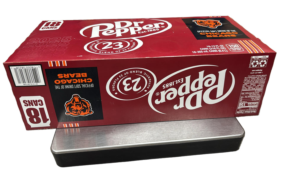 Dr Pepper Soda – 18 Can Pack (Chicago Bears Limited Edition)