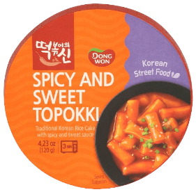 Dong Won 
Cup Topokki Swt Spcy Sc, 4.23 OZ.
