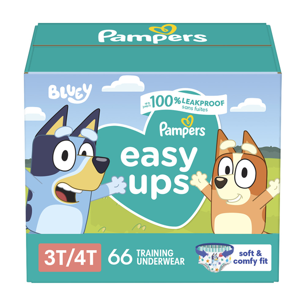 Pampers Easy Ups Training Underwear Boys Size 5 3T4T