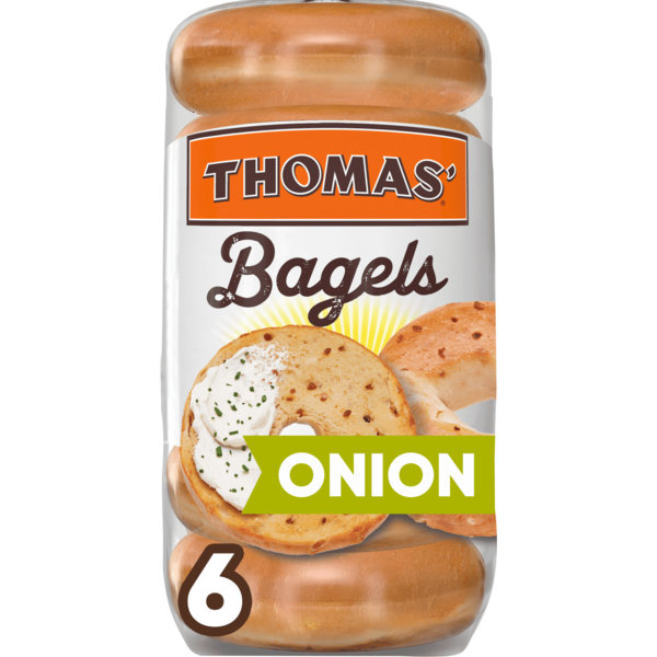 Thomas’ 6 count, Onion Bagels