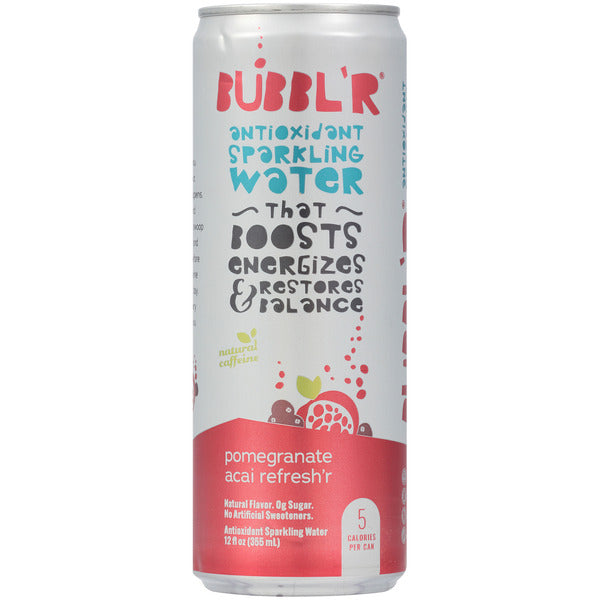 BUBBL’R Antioxidant Sparkling Water, pomegranate acai refresh'r