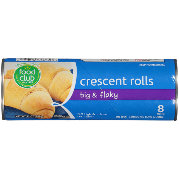 Food Club Big & Flaky Crescent Rolls
