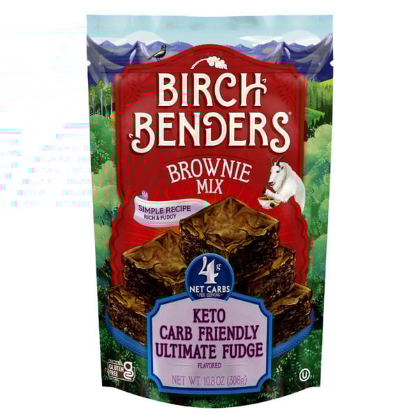 Birch Benders Keto Ultimate Fudge Brownie Mix, 10.8oz