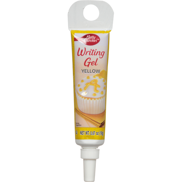 Betty Crocker Writing Gel, Yellow