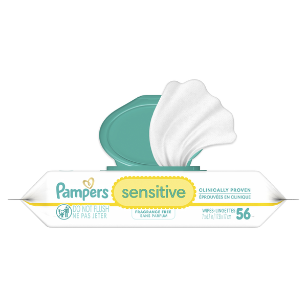 Pampers Perfume Free Sensitive Baby Wipes
