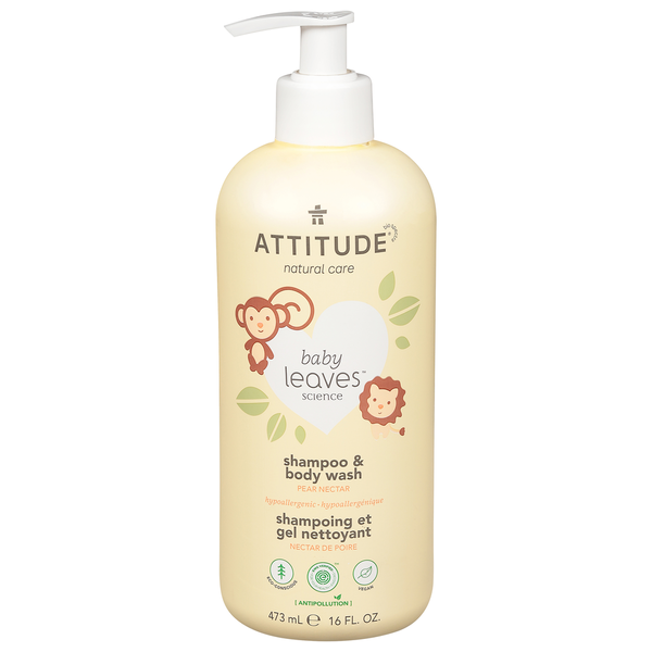 ATTITUDE Shampoo & Body Wash, Pear Nectar