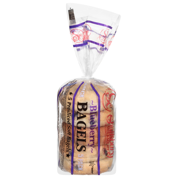 Shullsburg Creamery Presliced Blueberry Bagels