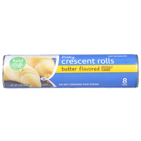 Food Club Butter Flavored Flaky Crescent Rolls