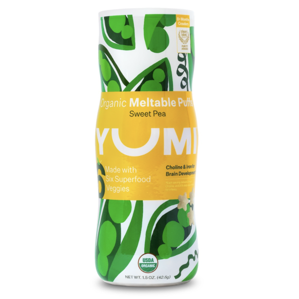 Yumi Sweet Pea Organic Meltable Puffs