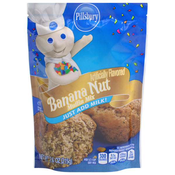 Pillsbury Banana Nut Muffin Mix, 7.6oz