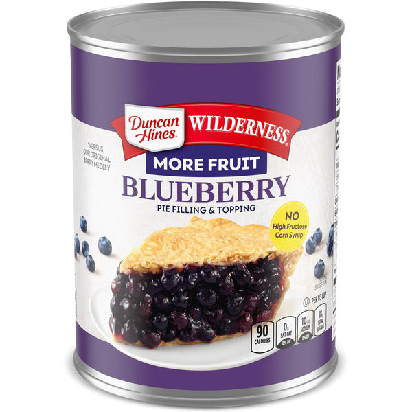 Duncan Hines Wilderness Blueberry Pie Filling & Topping