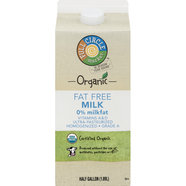 Full Circle Organic Fat Free Milk