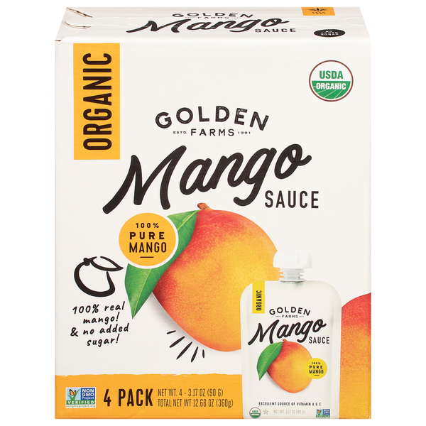 Golden Farms Organic Mango Sauce