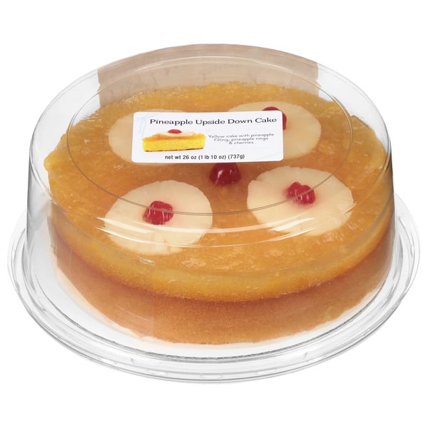 Rich's Pineapple Upside Down Cake Yellow Cake With Pineapple Filling, Rings & Cherries