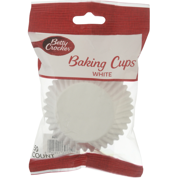 Betty Crocker Baking Cups White Standard Size