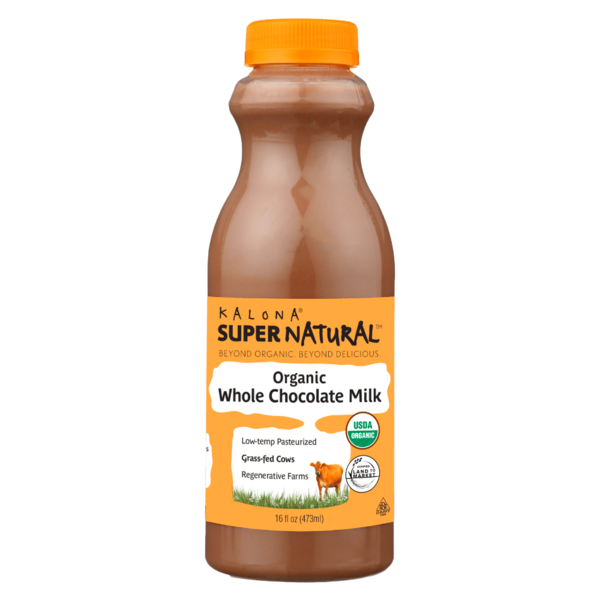 Kalona SuperNatural Organic, Chocolate, Whole Milk, Grass-fed Cows