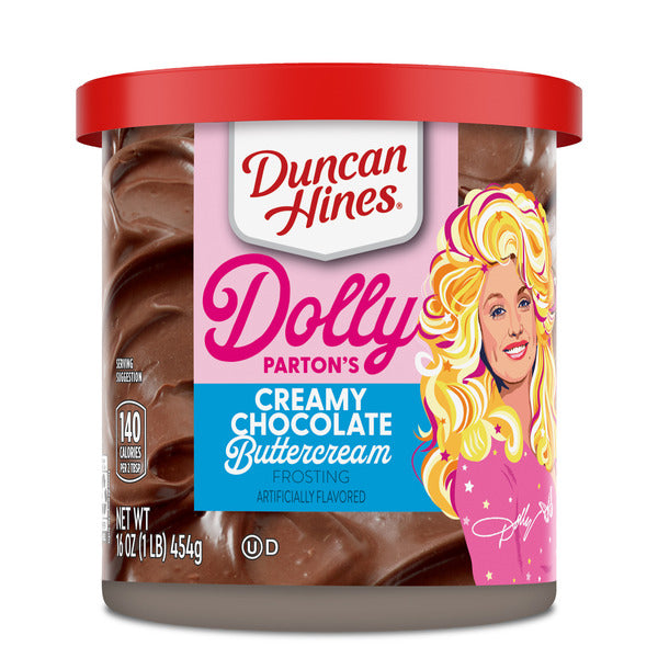 Duncan Hines Dolly Parton's Favorite Chocolate Buttercream Flavored Cake Frosting