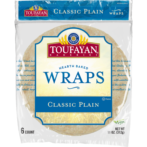 Toufayan Bakeries Classic Plain Wraps