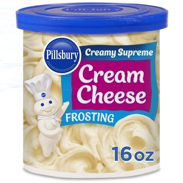 Pillsbury Creamy Supreme Cream Cheese Frosting, 16 Oz Tub