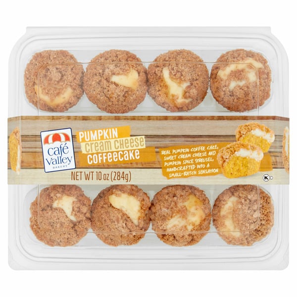 Café Valley Bakery Pumpkin Cream Cheese Coffeecake