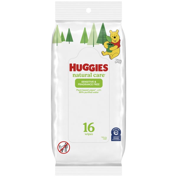 Huggies Natural Care Sensitive Unscented Baby Wipes
