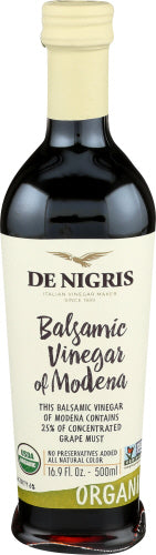 De Nigris 
Vinegar 25% Blsmc Org, 16.9 OZ.