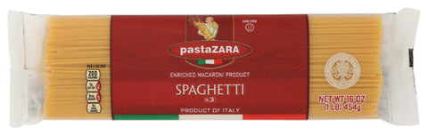 PASTA ZARA PASTA SPAGHETTI - 16 OZ