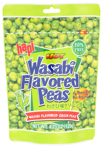 HAPI SNACK PEA GRN WASABI - 4.23 OZ