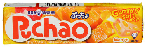 UHA MIKAKUTO CANDY PUCHAO MANGO - 1.76 OZ