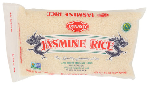 DYNASTY RICE JASMINE ENRICHED - 5 LB