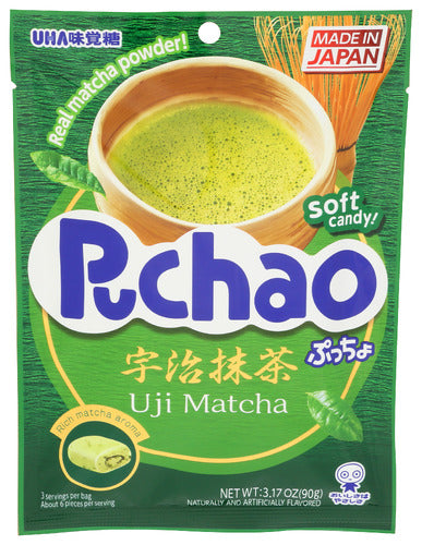 UHA MIKAKUTO CANDY MIX PUCHAO MATCHA - 3.17 OZ