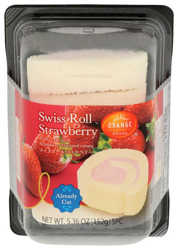 ORANGE SWISS ROLL STRAWBERRY - 5.36 OZ