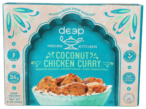 DEEP INDIAN KITCHEN CHICKEN CURRY COCONUT - 9 OZ