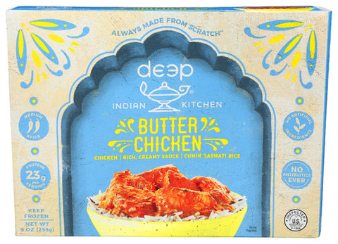DEEP INDIAN KITCHEN CHICKEN BUTTER WITH RICE - 9 OZ