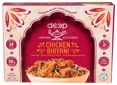 DEEP INDIAN KITCHEN CHICKEN BIRYANI W RICE - 9 OZ