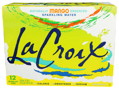 LA CROIX WTR SPARK MANGO 12PK 12Z - 144 FO