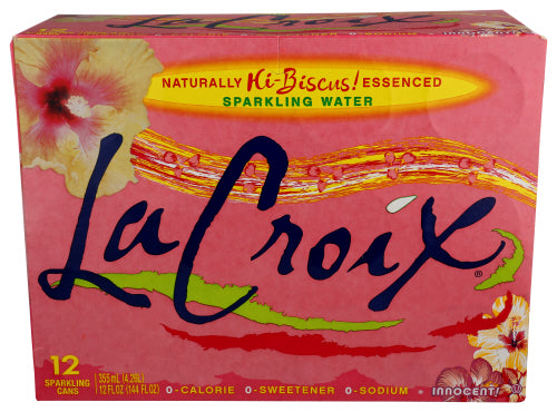 LA CROIX WTR SPARK HIBISCUS 12PK - 144 FO