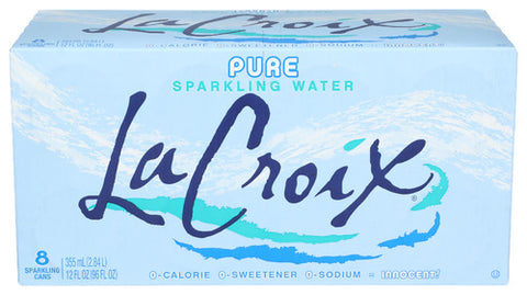 LA CROIX WTR SPARK PURE 8PK 12Z - 96 FO
