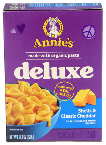 Annies Homegrown 
Mac N Chs Classic Dlx, 11.3 OZ.