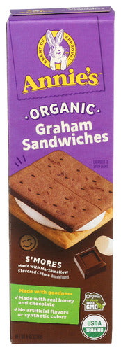 Annies Homegrown 
Grhm Ckr Sndwch Smores, 8 OZ.