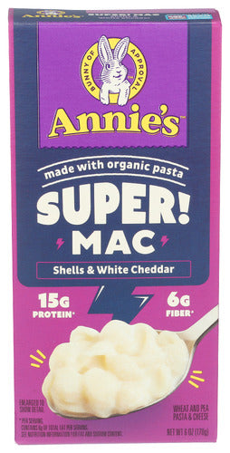 Annies Homegrown 
Mac&Chs Spr Prtn Whtchd, 6 OZ.