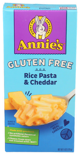 Annies Homegrown 
Mac & Chs Rc Pasta, 6 OZ.