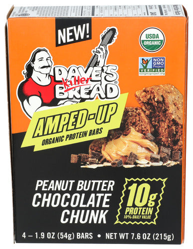 Daves Killer Bread 
Bar Prtn Org Pb Choc Chp, 7.6 OZ.