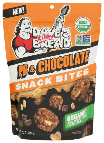 Daves Killer Bread 
Bites Granola Pb Choc, 7.2 OZ