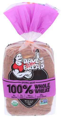 DAVES KILLER BREAD BREAD LOF WHOLE WHT ORG - 25 OZ