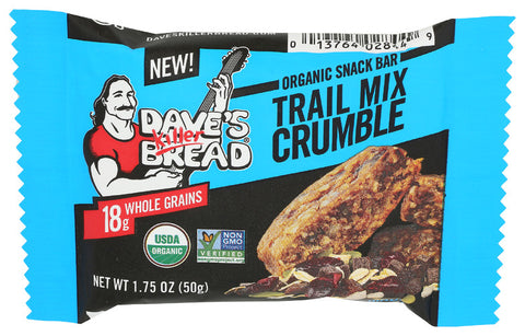 Daves Killer Bread 
Bar Org Trail Mx Crumble, 1.75 OZ.